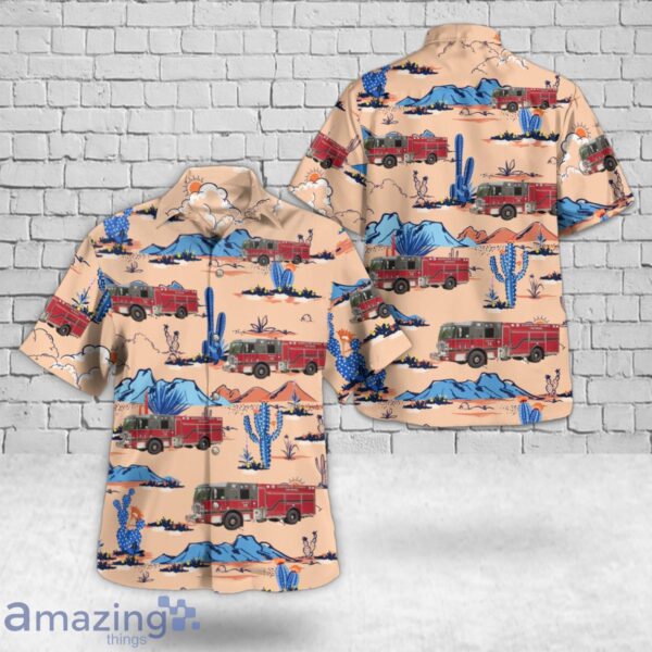Seguin, Texas, Guadalupe County Fire Rescue 3d Hawaiian Shirt Product Photo 1