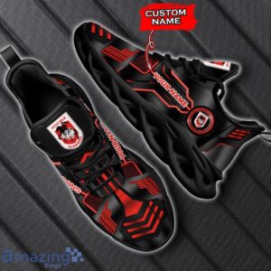 St. George Illawarra Dragons NRL Sneakers Max Soul Shoes Personalized Custom Name Shoes Product Photo 1