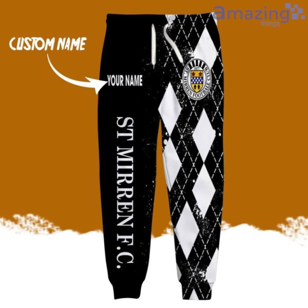 St Mirren FC Logo Brand Long Pant 3D Printed Flattering Figure Custom Name Gift Product Photo 1