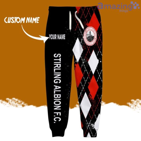 Stirling Albion FC Logo Brand Long Pant 3D Printed Flattering Figure Custom Name Gift Product Photo 2