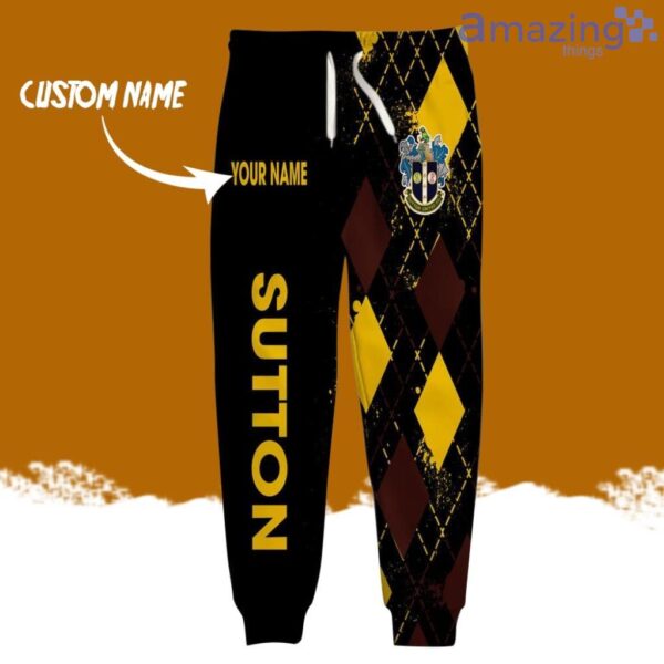 Sutton United Logo Brand Long Pant 3D Printed Flattering Figure Custom Name Gift Product Photo 1