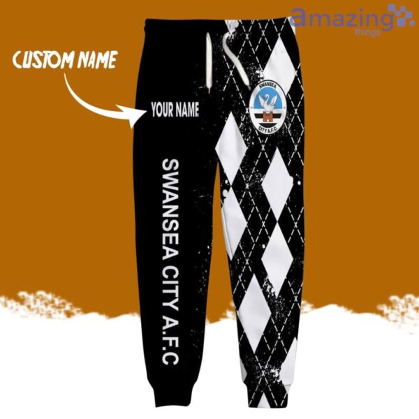 Swansea City AFC Logo Brand Long Pant 3D Printed Flattering Figure Custom Name Gift Product Photo 1