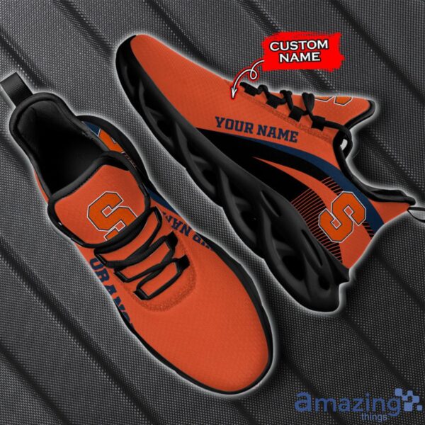 Syracuse Orange NCAA Max Soul Shoes NCAA Team Lgo Sneakers Custom Name Gift For Fans Product Photo 2