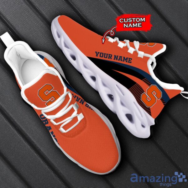 Syracuse Orange NCAA Max Soul Shoes NCAA Team Lgo Sneakers Custom Name Gift For Fans Product Photo 1