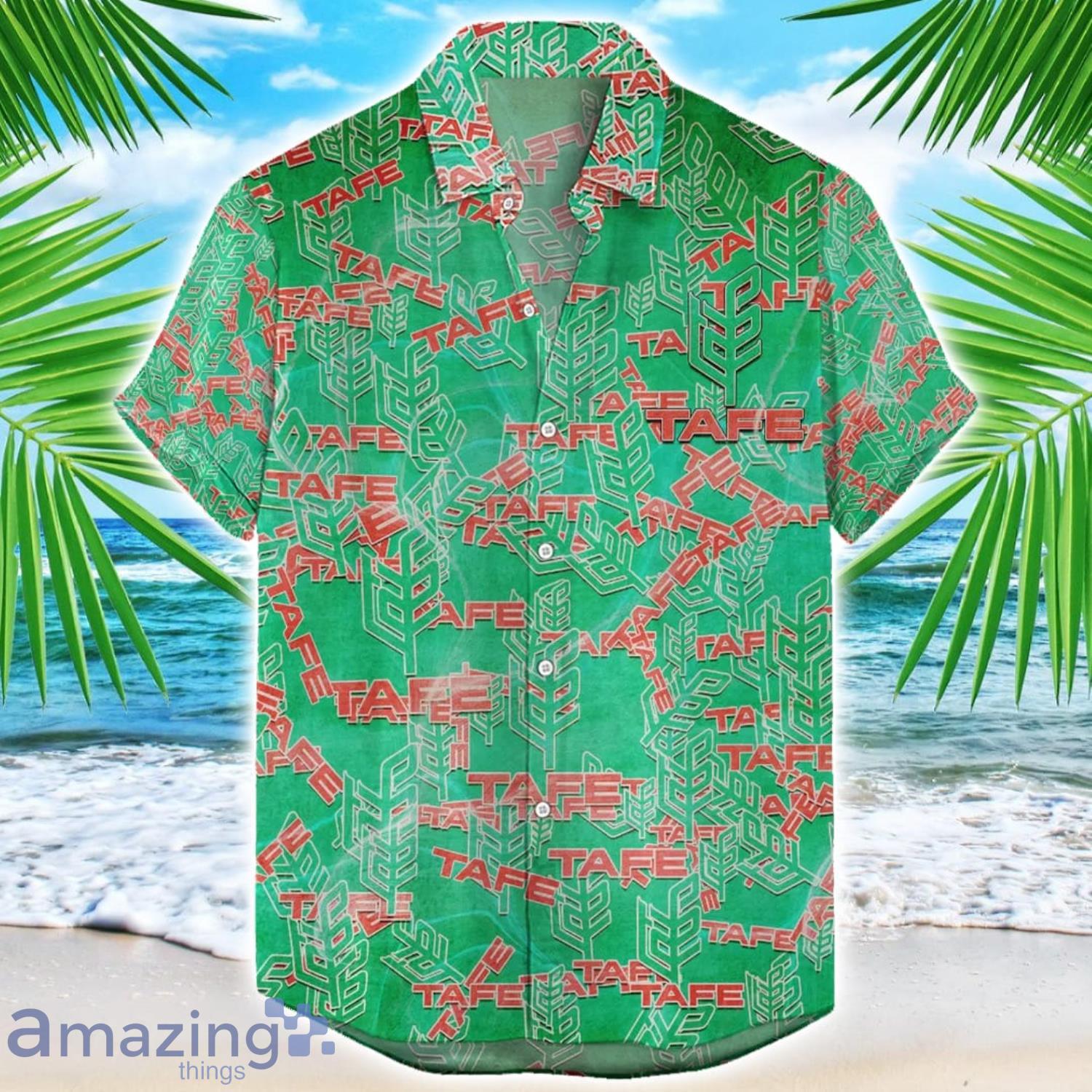 Tafe Hawaii All Printed Tractor Logo Hawaiian Shirt For Men And Women image Tafe Hawaii All Printed Tractor Logo Hawaiian Shirt For Men And Women Product Photo 1