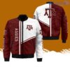 Texas A&M Aggies All-Over-Print Bomber Jacket Hot Style 3D Printing