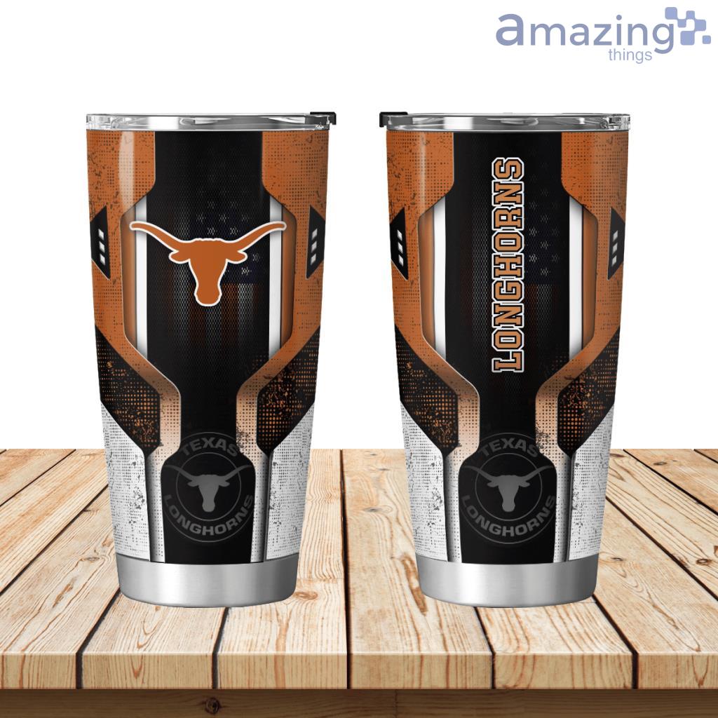Texas Longhorns 3D Travel Tumbler 20oz image Texas Longhorns 3D Travel Tumbler 20oz Product Photo 1