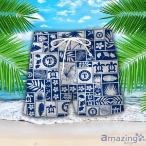 Texas Rangers Beach Combo Hawaiian Shirt And Shorts For Fans Product Photo 2