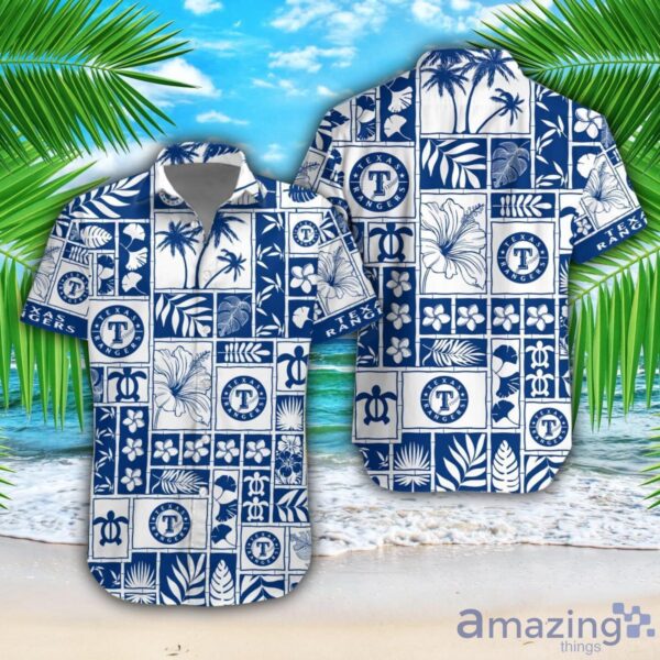 Texas Rangers Beach Combo Hawaiian Shirt And Shorts For Fans Product Photo 1