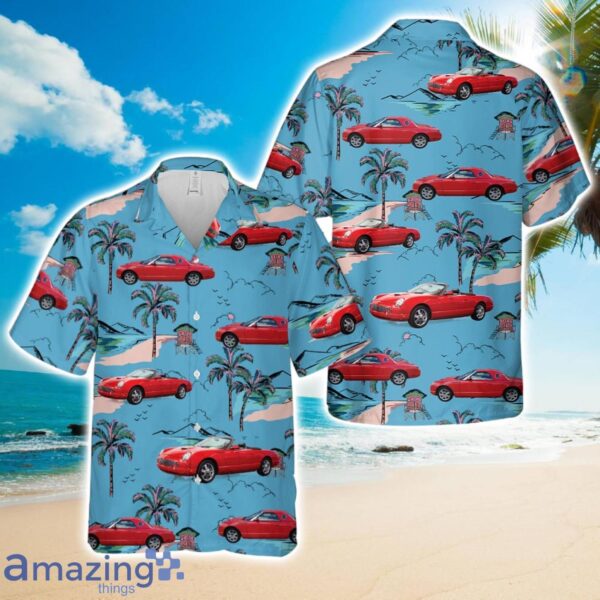 Torch Red 2002 Thunderbird Blue Hawaiian Shirt Product Photo 1