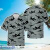 US Air Force Fairchild Republic A-10 Thunderbolt II Silhouettes Hawaiian Shirt