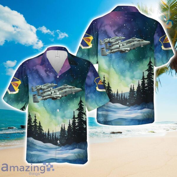 US Air Force Fairchild Republic A-10s Thunderbolt II 355th Fighter Wing Hawaiian Shirt Gift Product Photo 1