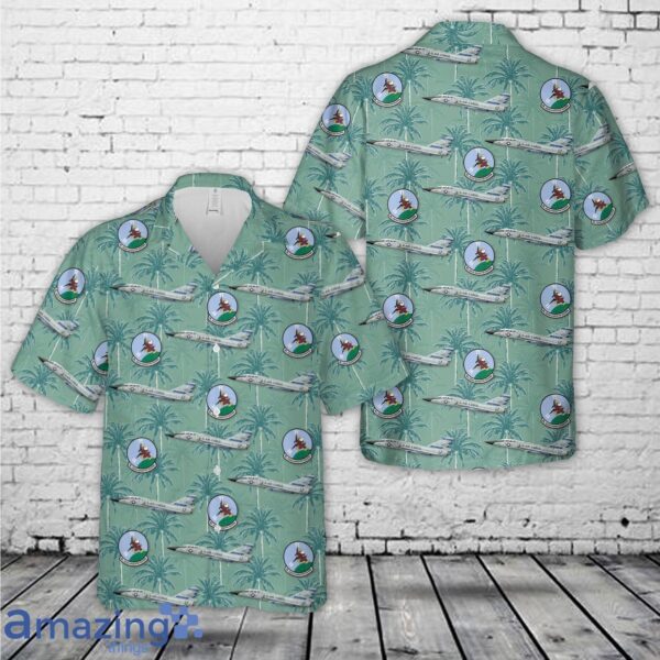 US Air Force Montana Air National Guard, 120th Fighter Wing, 186th Fighter Interceptor Squadron, F-106B Delta Dart Hawaiian Shirt Product Photo 1