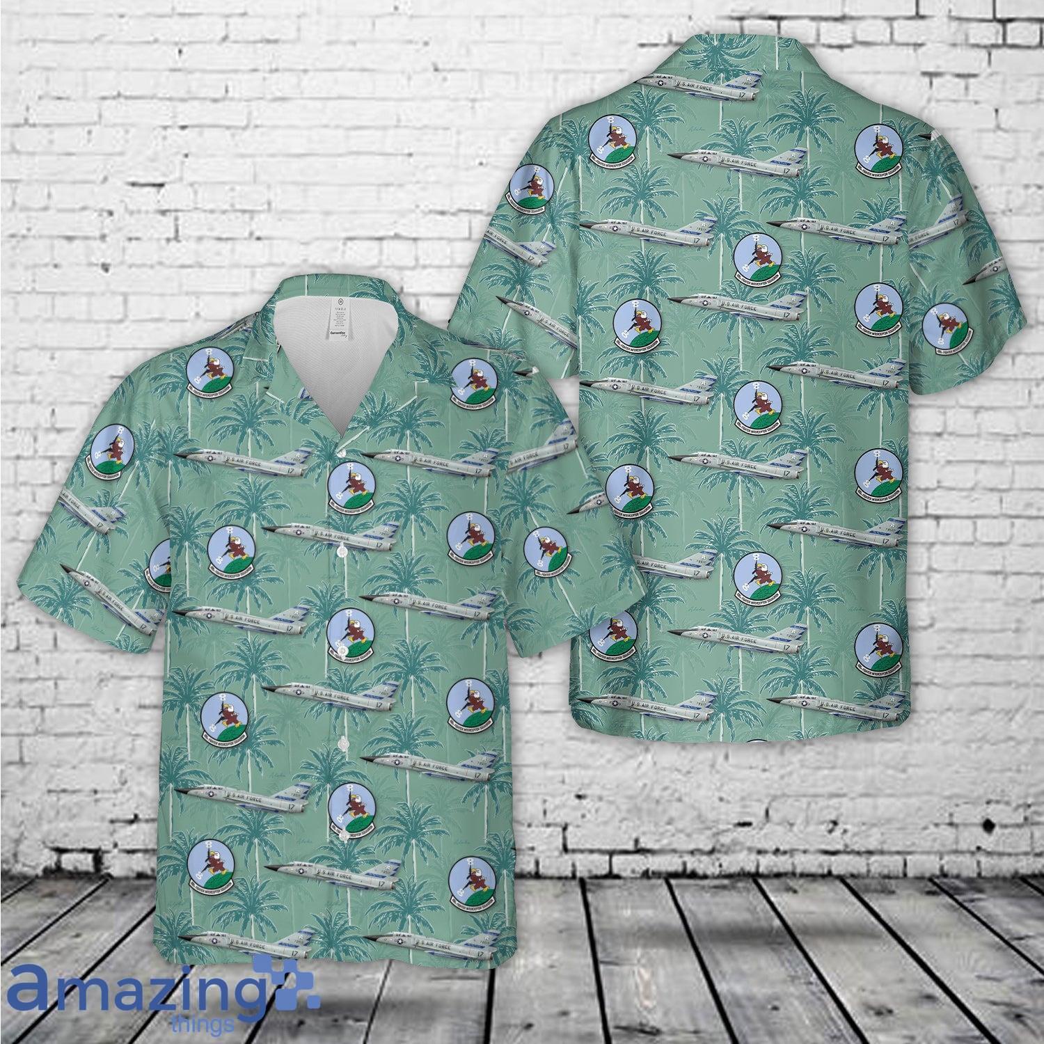 US Air Force Montana Air National Guard, 120th Fighter Wing, 186th Fighter Interceptor Squadron, F 106B Delta Dart Hawaiian Shirt image US Air Force Montana Air National Guard, 120th Fighter Wing, 186th Fighter Interceptor Squadron, F-106B Delta Dart Hawaiian Shirt Product Photo 1