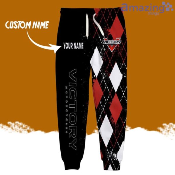 Victory Motorcycles Logo Brand Long Pant 3D Printed Flattering Figure Custom Name Gift Product Photo 1