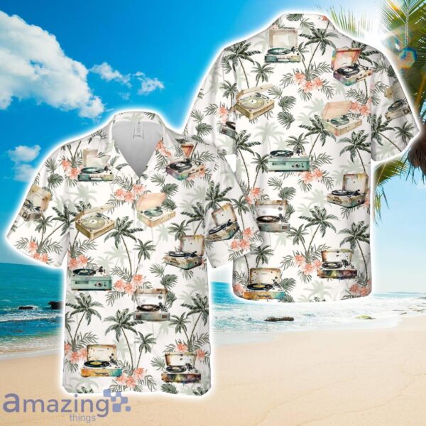 Vintage Turntable Hawaiian Shirt 3D Print Product Photo 1