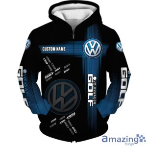 Volkswagen Golf AS Logo Custom Name 3D T-Shirt Sweatshirt Hoodie Bomber Jacket Product Photo 4