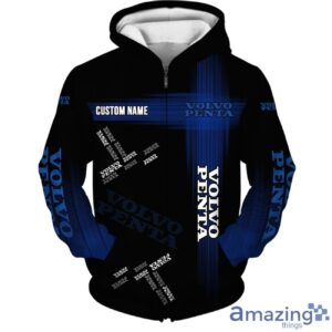 Volvo Penta AS Logo Custom Name 3D T-Shirt Sweatshirt Hoodie Bomber Jacket Product Photo 4