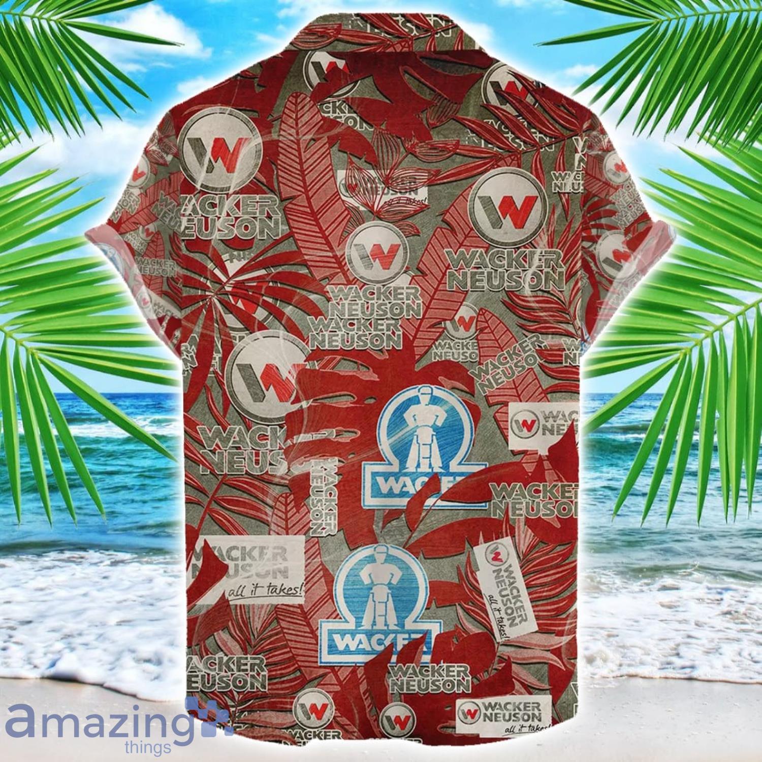 Wacker Neuson Retro Logo Hawaiian Shirt For Men And Women Summer Gift image Wacker Neuson Retro Logo Hawaiian Shirt For Men And Women Summer Gift Product Photo 2