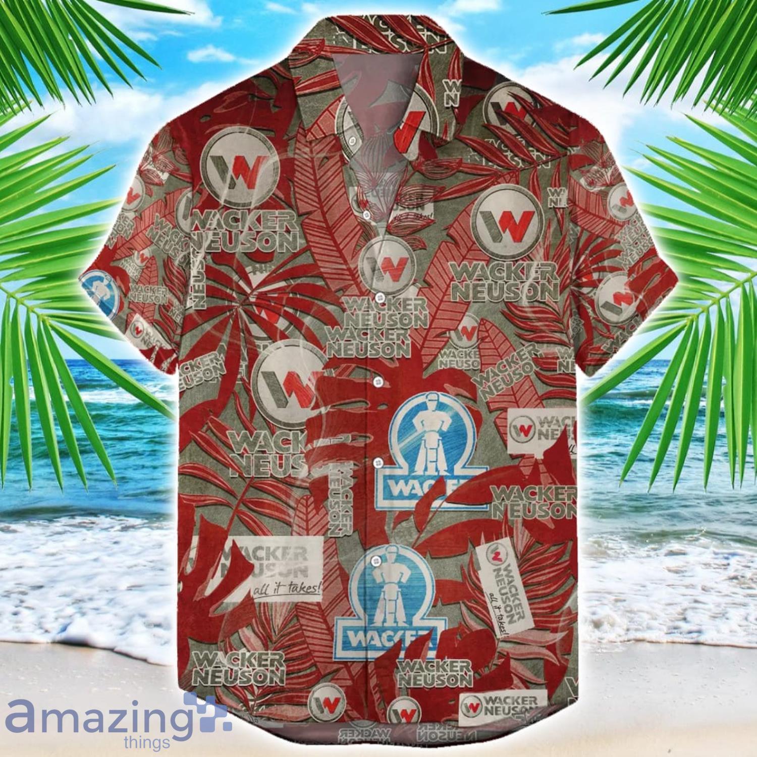 Wacker Neuson Retro Logo Hawaiian Shirt For Men And Women Summer Gift image Wacker Neuson Retro Logo Hawaiian Shirt For Men And Women Summer Gift Product Photo 1