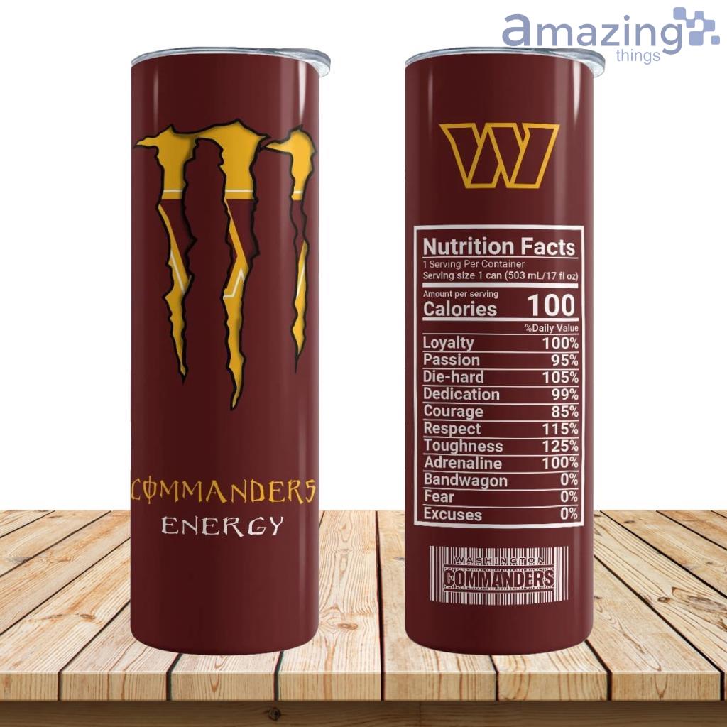 Washington Commanders Energy Skinny Tumbler 17oz image Washington Commanders Energy Skinny Tumbler 17oz Product Photo 1