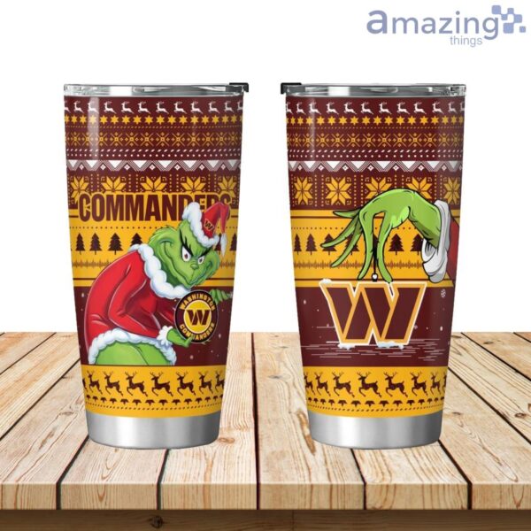Washington Commanders Grinch Christmas Tumbler 20oz Limited Edition Product Photo 1