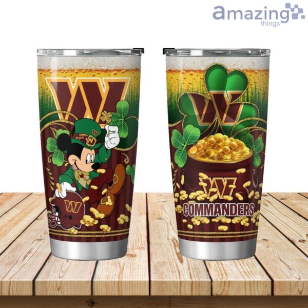 Washington Commanders St. Patrick's Day Tumbler 20oz Limited Edition Product Photo 1