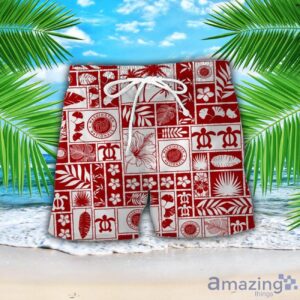 Washington Nationals Beach Combo Hawaiian Shirt And Shorts For Fans Product Photo 2