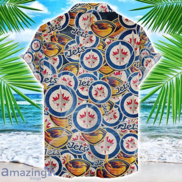 Winnipeg Jets 3D Printing NHL Team Logo Hawaiian Shirt Unique Gift For Fans Product Photo 2