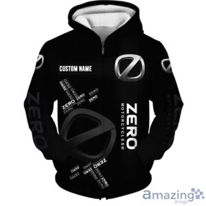 Zero Motorcycles AS Logo Custom Name 3D T-Shirt Sweatshirt Hoodie Bomber Jacket Product Photo 4
