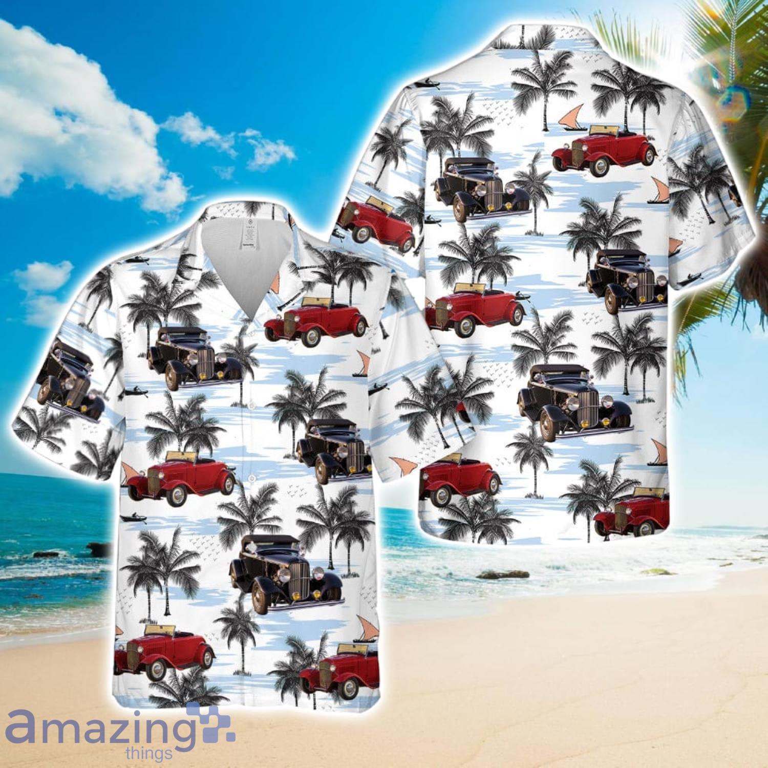 1932 Ford Roadster Hawaiian Shirt Beach Shirt image 1932 Ford Roadster Hawaiian Shirt Beach Shirt Product Photo 1