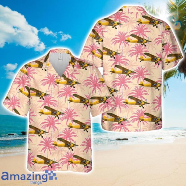 1946 Piper J3 Cub Beach 3D Hawaiian Shirt Product Photo 1