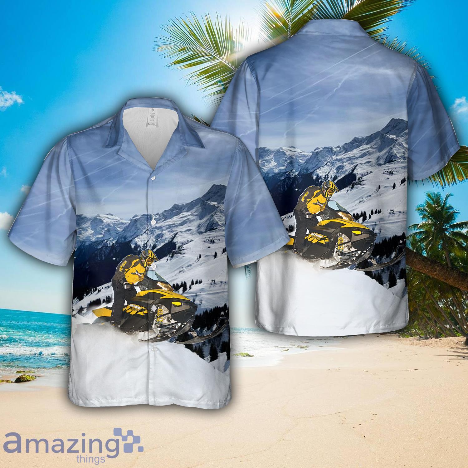 2009 Ski Doo MXZ 600ETEC Hawaiian Shirt image 2009 Ski-Doo MXZ 600ETEC Hawaiian Shirt Product Photo 1