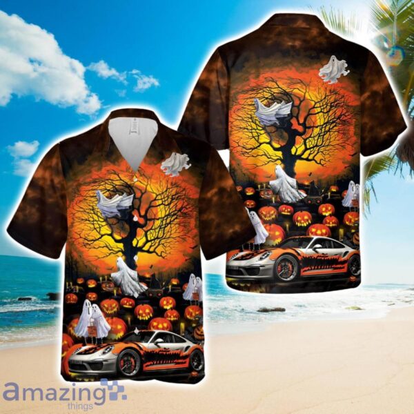 2016 Porsche 911 R (991.1), Trick or Treat Halloween Hawaiian Shirt Product Photo 1