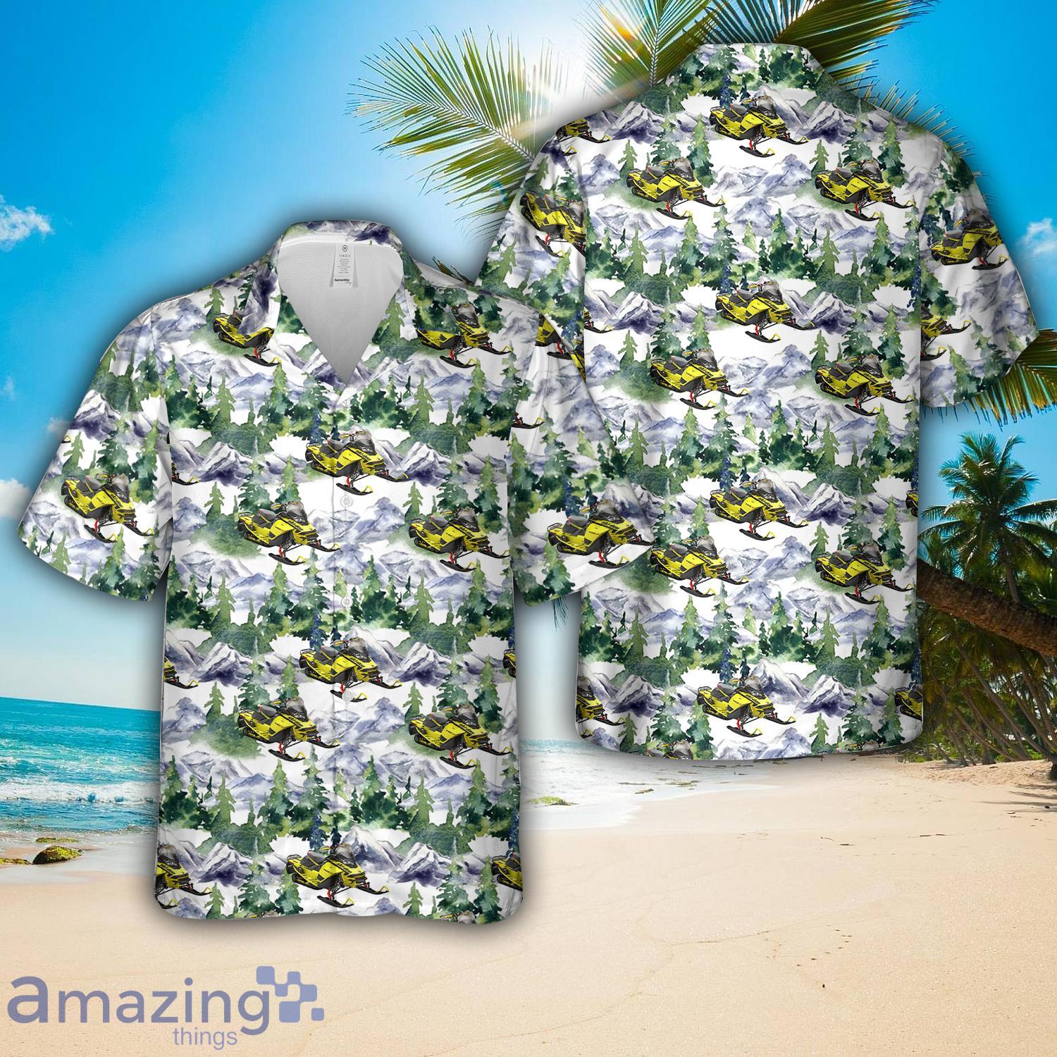 2020 Ski Doo MXZ X 600R E TEC Hawaiian Shirt image 2020 Ski-Doo MXZ X 600R E-TEC Hawaiian Shirt Product Photo 1