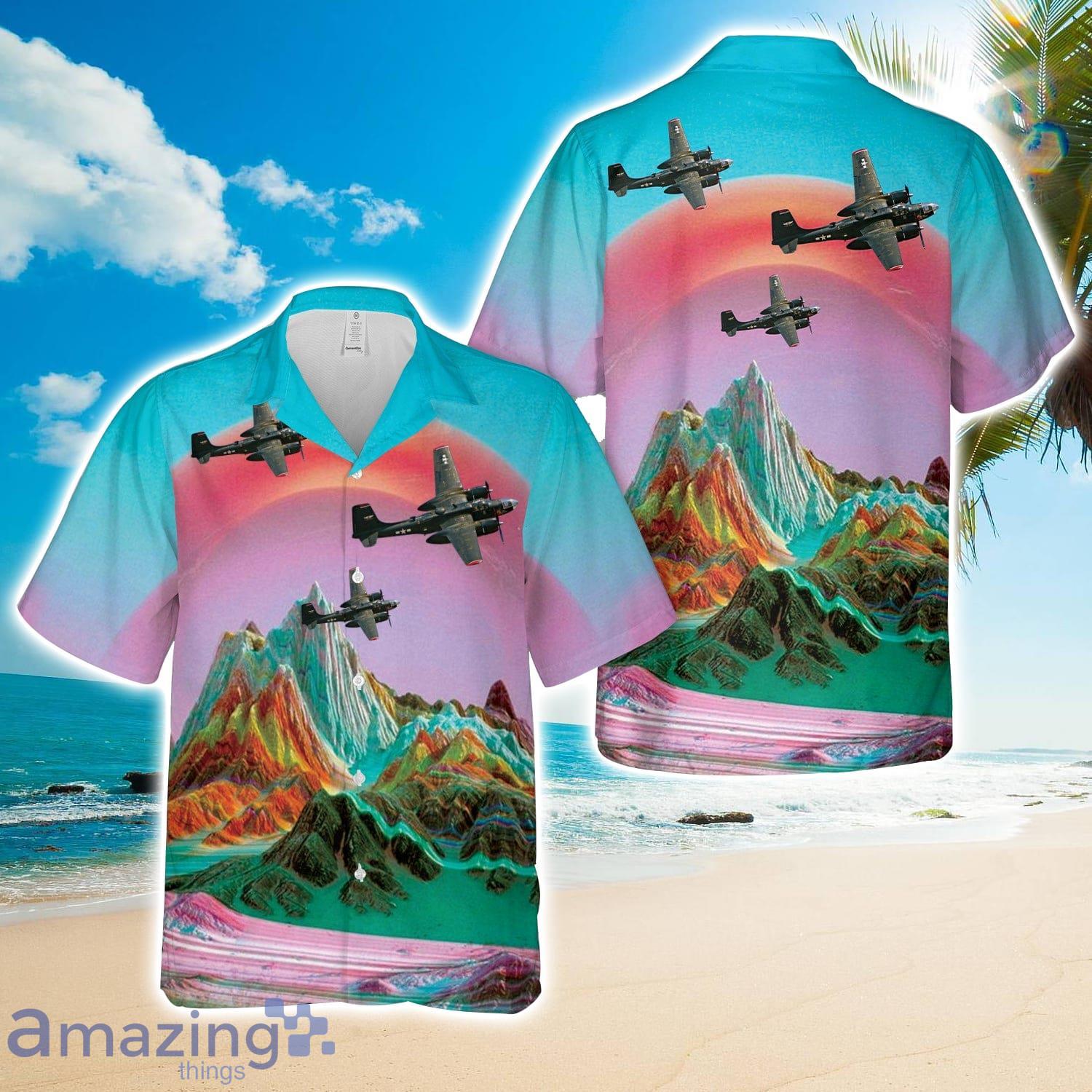 A 26 Invader Lady Liberty Hawaiian Shirt image A-26 Invader Lady Liberty Hawaiian Shirt Product Photo 1