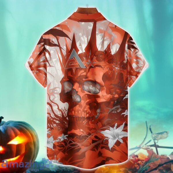 Allis Chalmers Royal Skull Halloween Hawaiian Shirt For Fans Product Photo 2