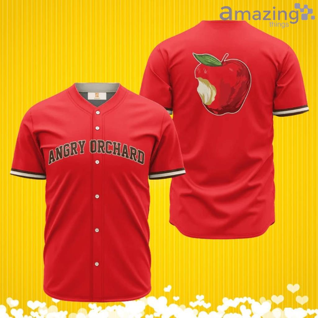 Angry Orchard Red Basic Baseball Jersey Shirt New Fashion image Angry Orchard Red Basic Baseball Jersey Shirt New Fashion Product Photo 1