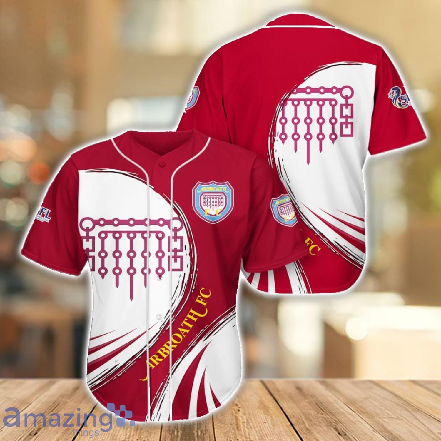 Arbroath F.C. Baseball Jersey Shirt For Men Women Sport Team Gift image Arbroath F.C. Baseball Jersey Shirt For Men Women Sport Team Gift Product Photo 1