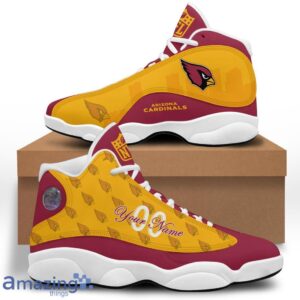Arizona Cardinals Air Jordan 13 Shoes Trending For Men Women Custom Number & Name Product Photo 3