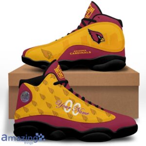 Arizona Cardinals Air Jordan 13 Shoes Trending For Men Women Custom Number & Name Product Photo 4