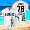Arizona Diamondbacks x Halloween Michael Myers with Trophy Custom Baseball Jersey Shirt White