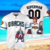 Arizona Diamondbacks x Superman DC Comics with Trophy Custom Baseball Jersey Shirt White