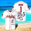 Atlanta Braves Bugs Bunny Baseball Jersey Shirt White Vintage style