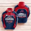 Atlanta Braves World Series Champion Red Navy Hoodie 3D All Over Print
