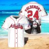 Atlanta Braves x Lord Voldemort Harry Potter with Trophy Custom Baseball Jersey Shirt White