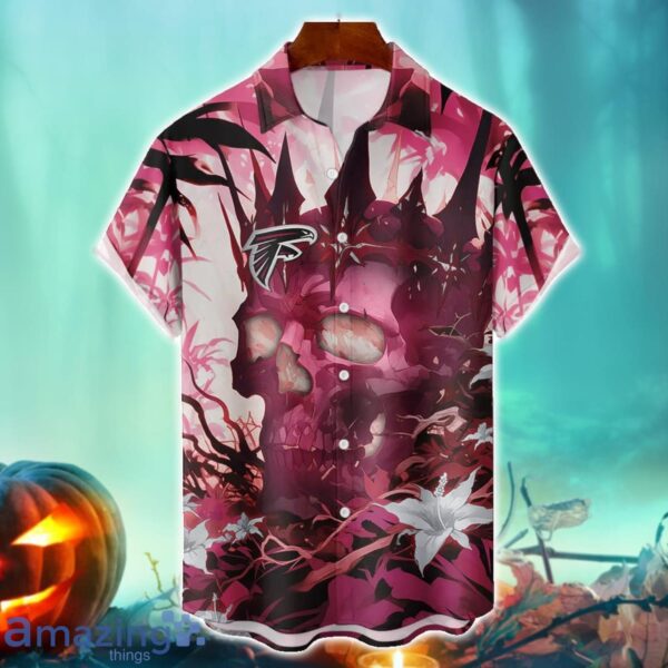 Atlanta Falcons NFL Skull Halloween Hawaiian Shirt Special Gift For Fans Product Photo 1