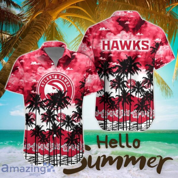 Atlanta Hawks Hawaiian Shirt All Printed 3D Printing Aloha Button Shirt Product Photo 1