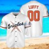 Baltimore Orioles One Piece Baseball Jersey Shirt White Custom Vintage style