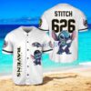 Baltimore Ravens Lilo & Stitch Champions Baseball Jersey Shirt White Vintage style